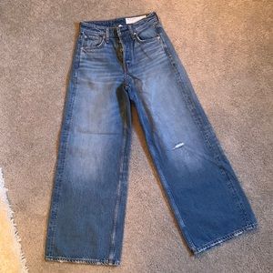 ‼️LAST CHANCE‼️ RAG & BONE MAYA HIGH-RISE ANKLE WIDE LEG JEAN
